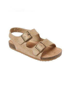 Toddler Reagan Footbed Sandals - Cat & Jack Size 9 Taupe